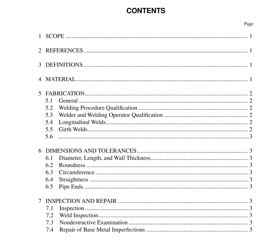 API SPEC 2B pdf download