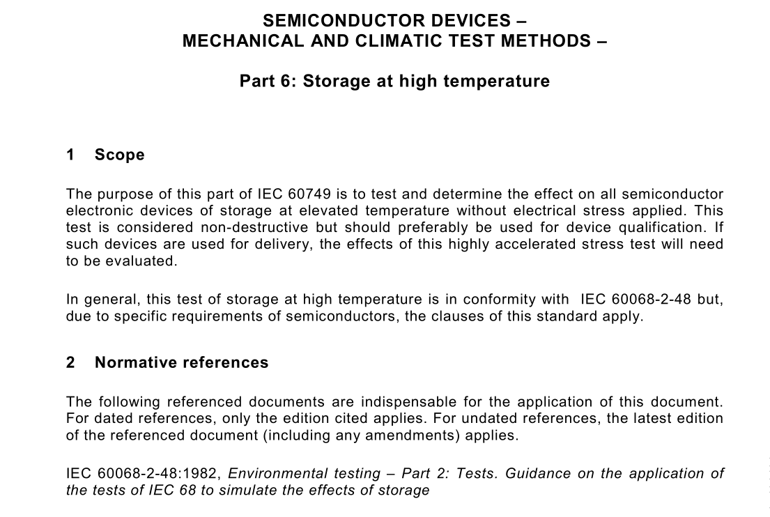 IEC 60749-6 pdf download