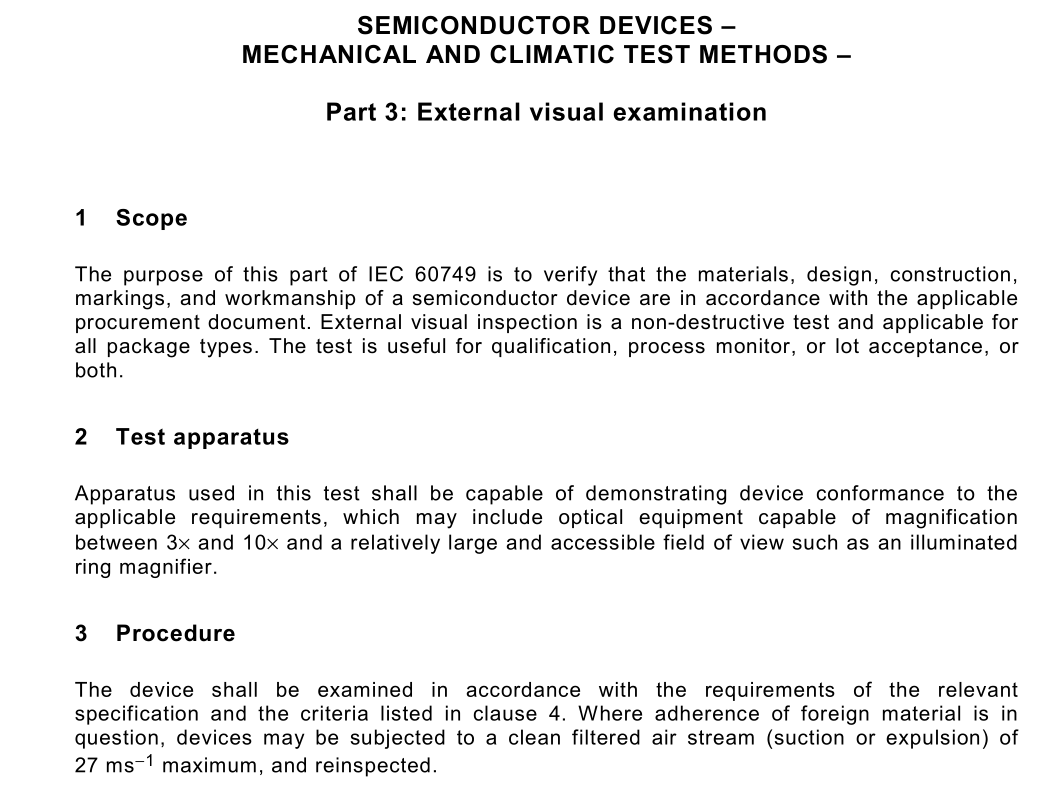IEC 60749-3 pdf download